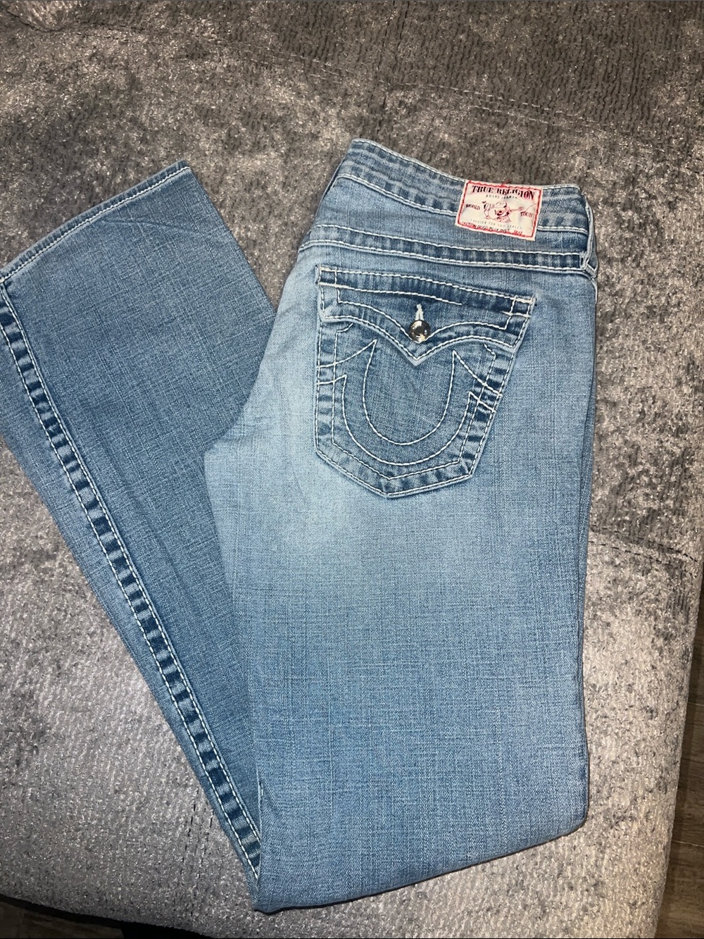 True Religion Women’s Light Blue Bootcut Jeans